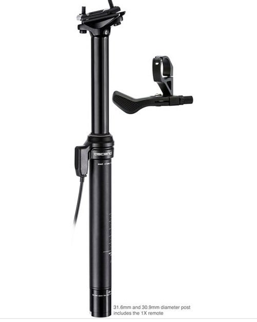 Brand-X Ascend II XL Dropper Seatpost (170mm) External Routing