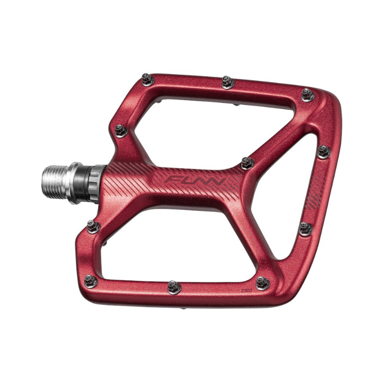 FUNN Python V2 Flat Pedals Including Long Pins Select Colour Off The Brakes